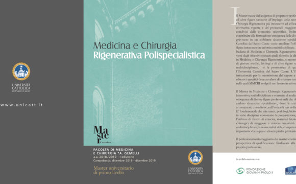 Master in Medicina e Chirurgia Rigenerativa Polispecialistica