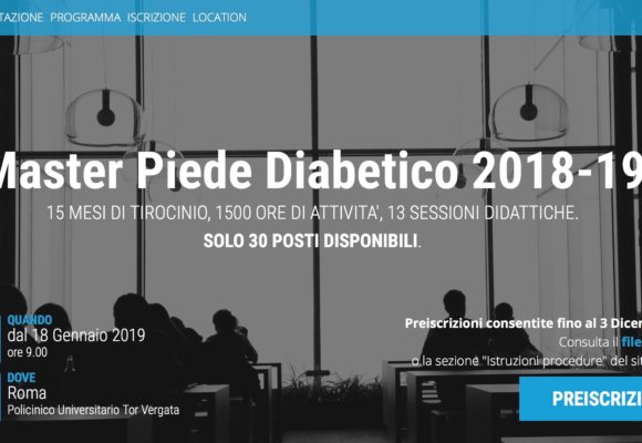 Master Piede Diabetico 2018-2019
